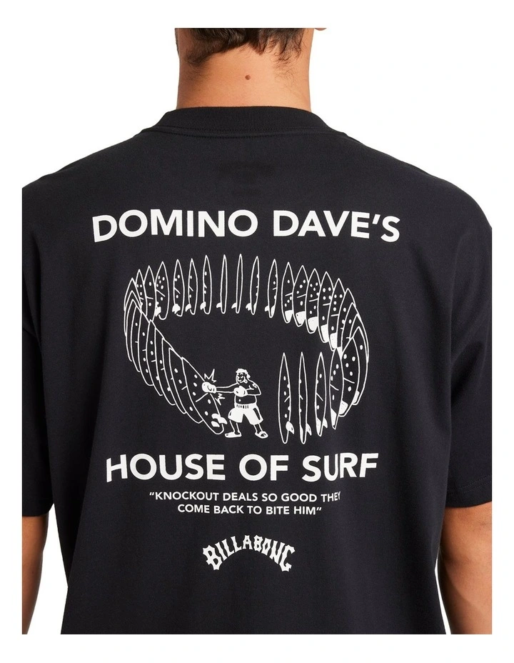 Domino Dave OG T-shirt in Black image 4