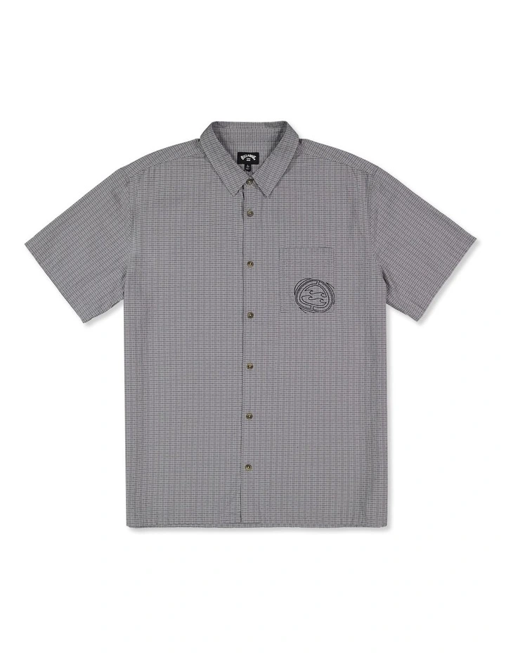 Mogul Short Sleeve Oversized Shirt Alloy image 1