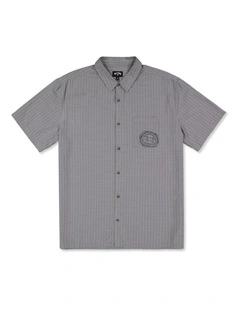 Mogul Short Sleeve Oversized Shirt in Gravel