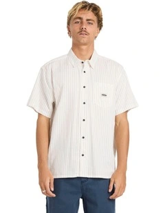 Bad Short Sleeve Shirt in Off White