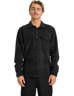 Furnace Flannel Shirt in Ash Black