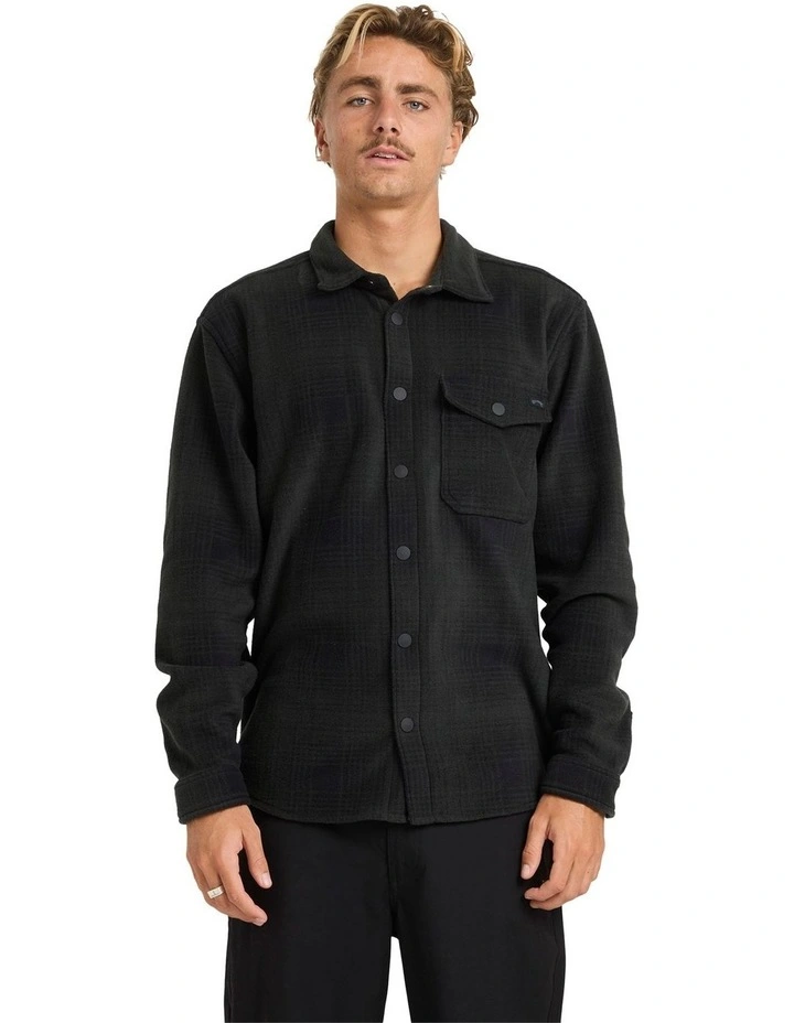 Furnace Flannel Shirt in Ash Black image 1