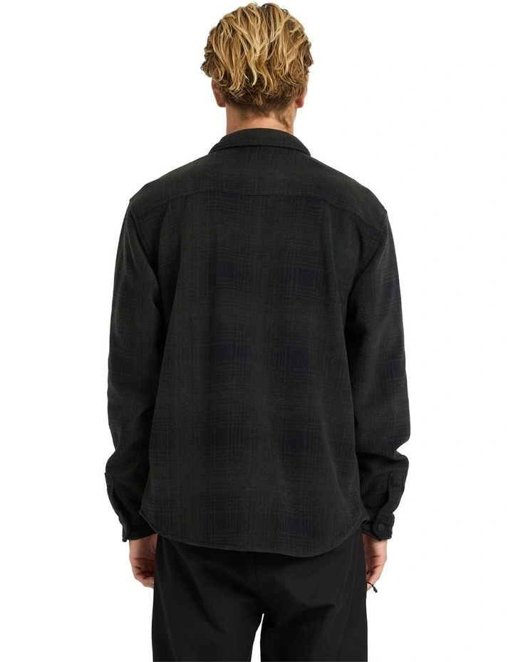 Furnace Flannel Shirt in Ash Black image 2