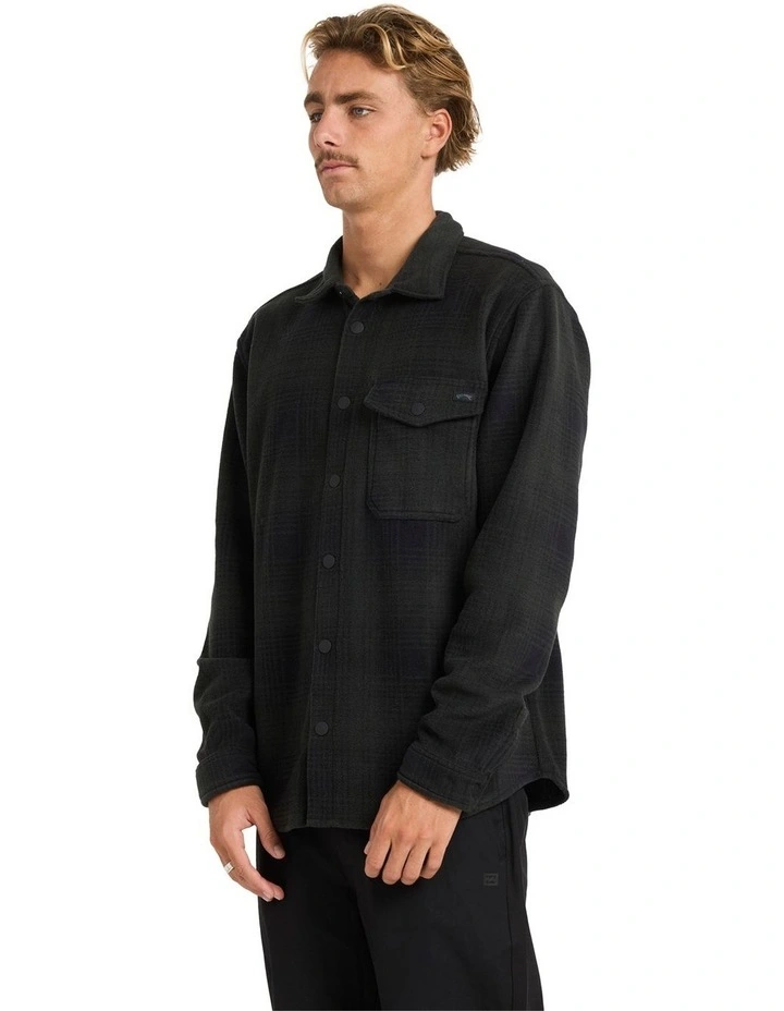 Furnace Flannel Shirt in Ash Black image 3