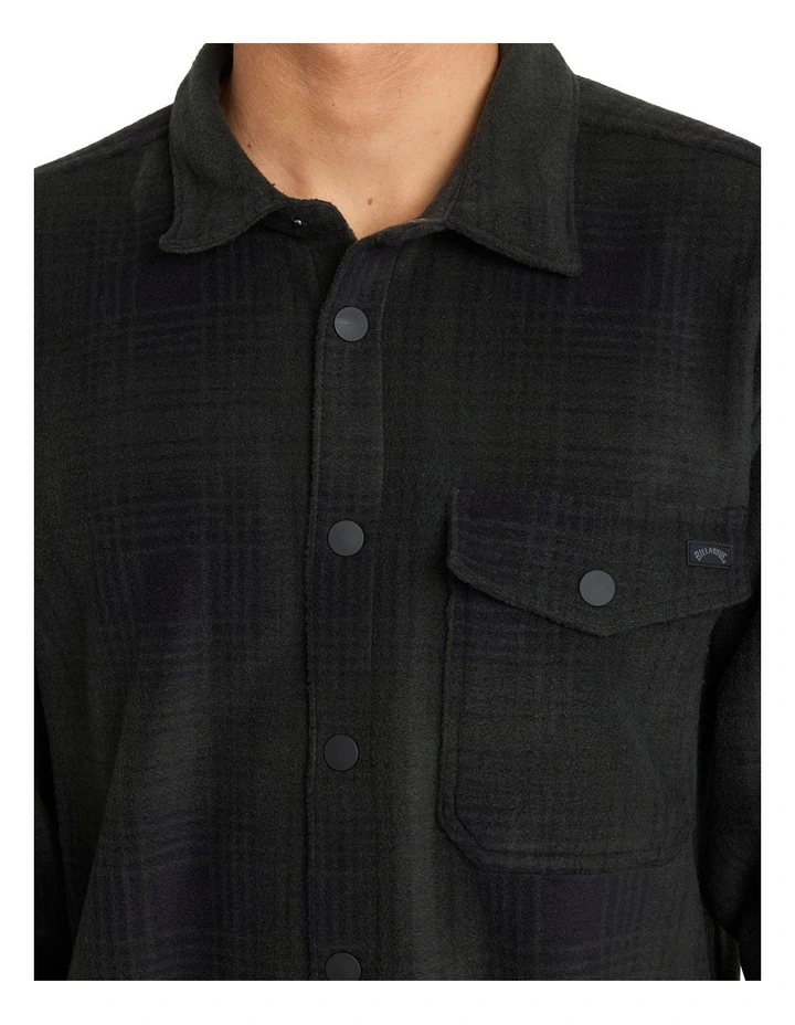 Furnace Flannel Shirt in Ash Black image 4