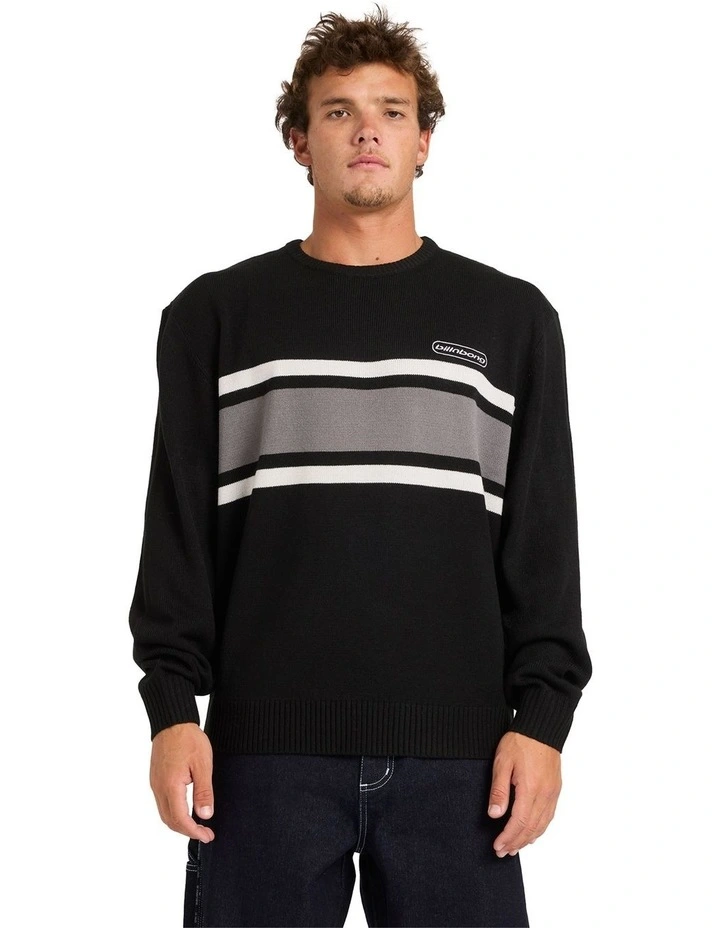 Spec 73 Panel Sweatshirt in Black image 1