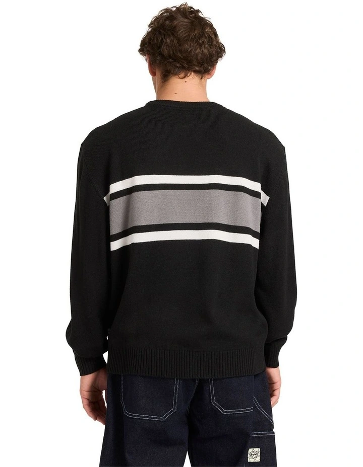 Spec 73 Panel Sweatshirt in Black image 2