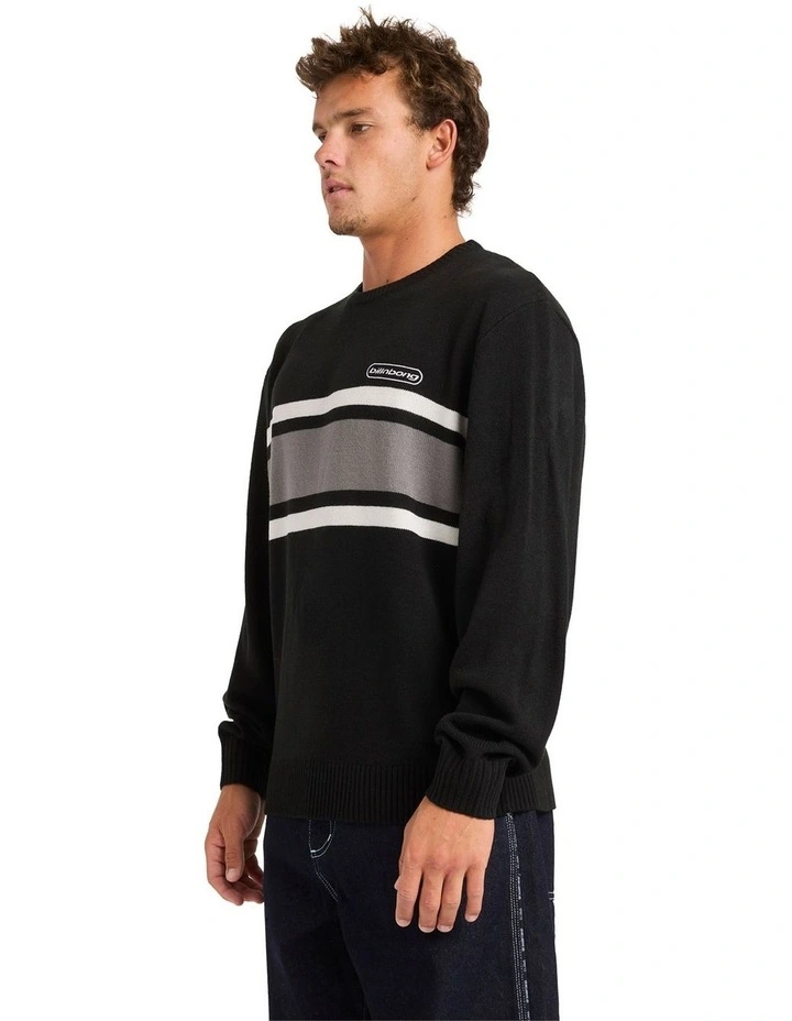 Spec 73 Panel Sweatshirt in Black image 3