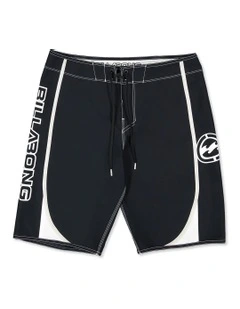 DBAH Bio Wave Pro Performance 21 Boardshorts Black/White