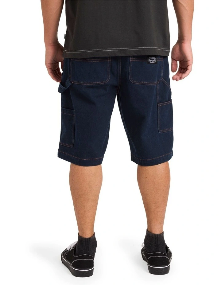 Bad Dog Workwear Walkshorts 21 in Navy image 2