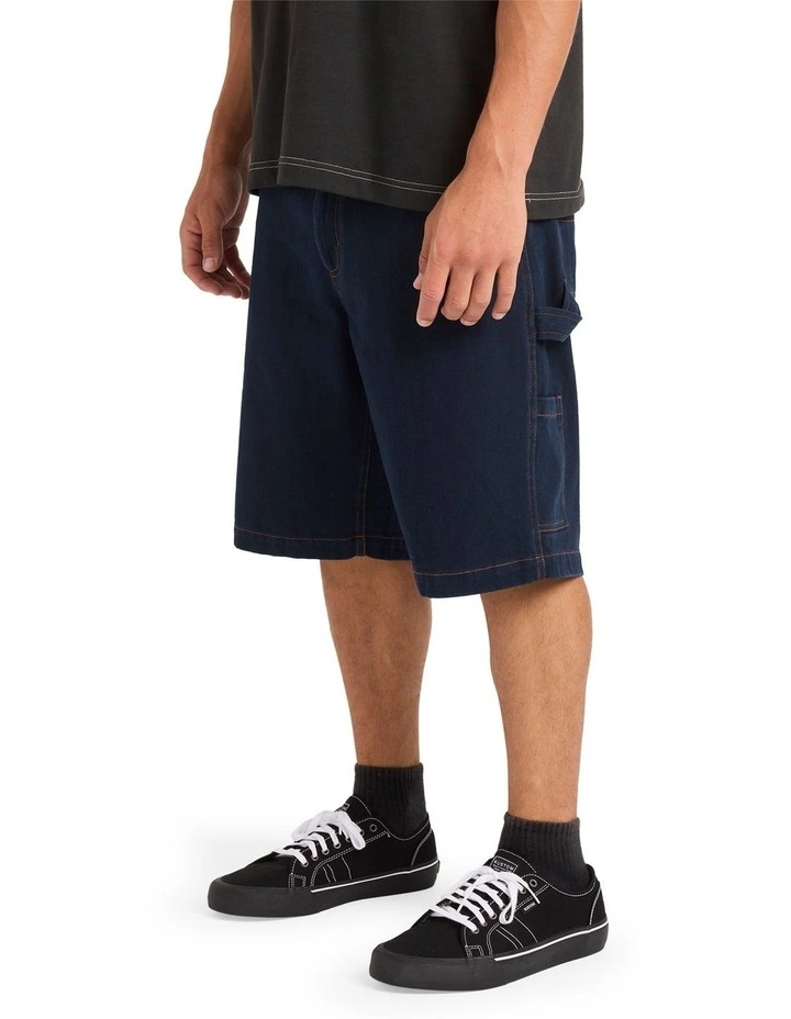 Bad Dog Workwear Walkshorts 21 in Navy image 3