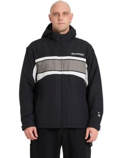 Fluid 2K Hooded Bomber Black