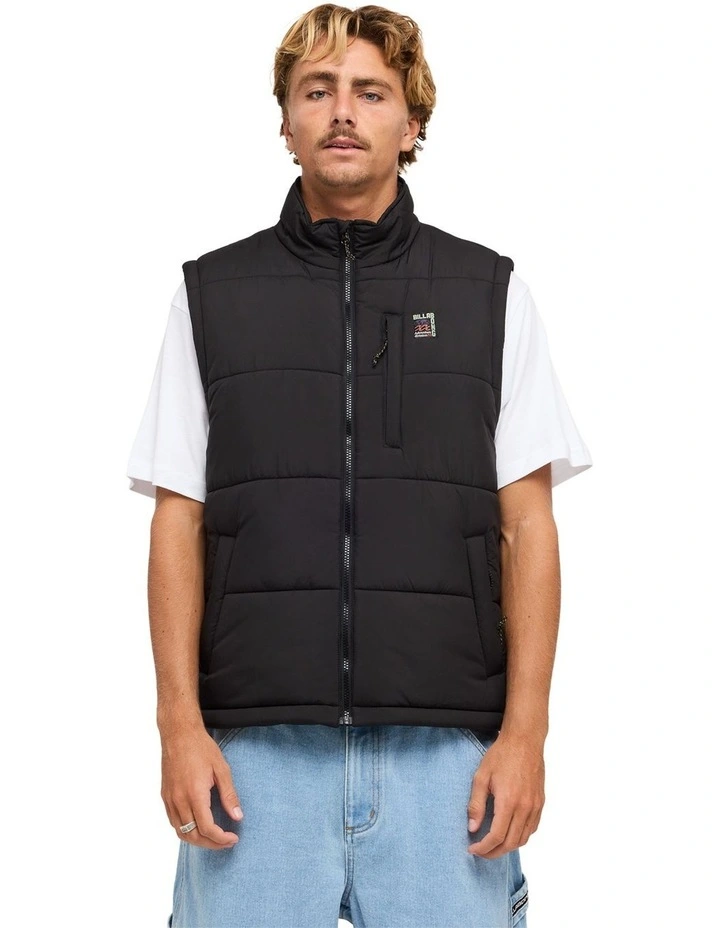 Journey Mock Neck Vest in Black image 1