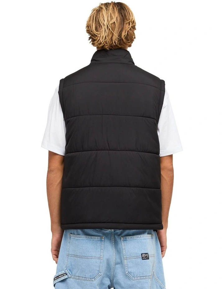 Journey Mock Neck Vest in Black image 2