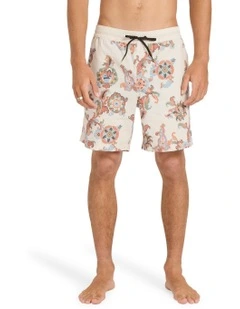 Good Times Layback Boardshorts 16 in Oatmeal