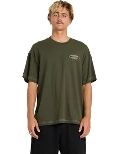 Bad Pill Wave T-Shirt Rifle Green