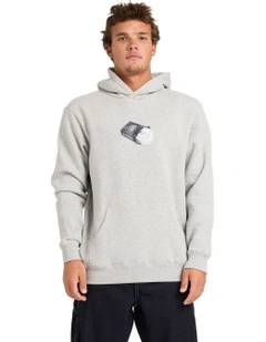 Spec Wax Pullover Hoodie Light Grey Heather
