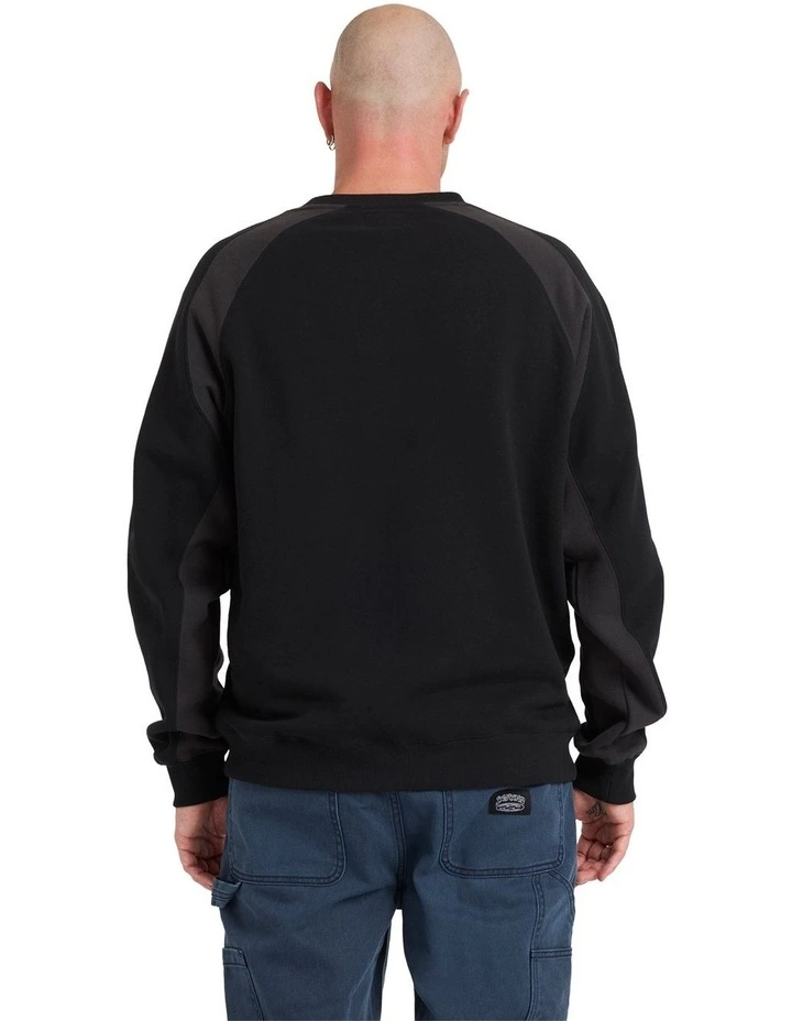Bad Dog Crew Neck Fleece in Black image 2