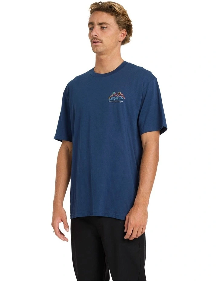 Range Adiv Premium Fit T-shirt in Dark Blue image 3