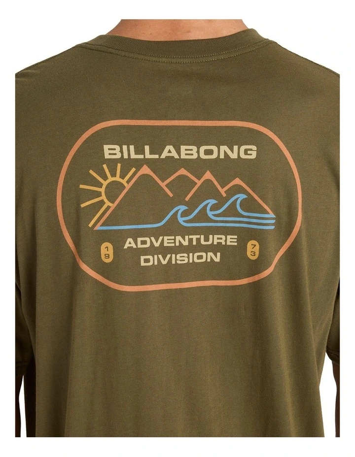 Andes Adiv Premium Fit T-shirt in Winter Moss image 4