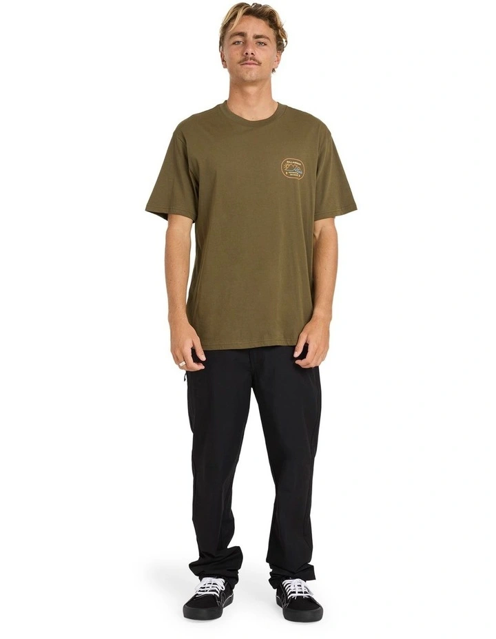 Andes Adiv Premium Fit T-shirt in Winter Moss image 5