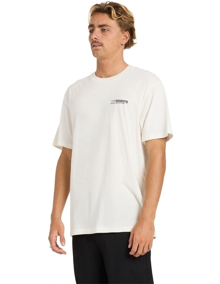Make Tracks T-shirt in Off White image 3