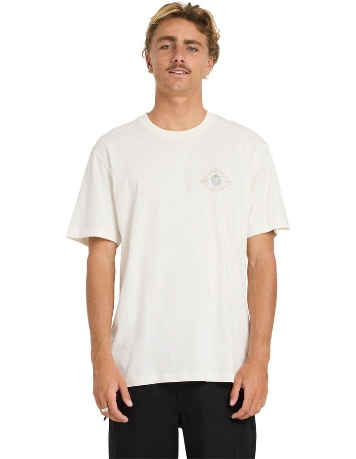 Agave Adiv Premium Fit T-shirt in Off White image 1