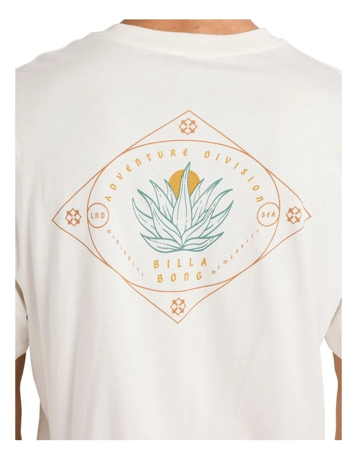 Agave Adiv Premium Fit T-shirt in Off White image 4