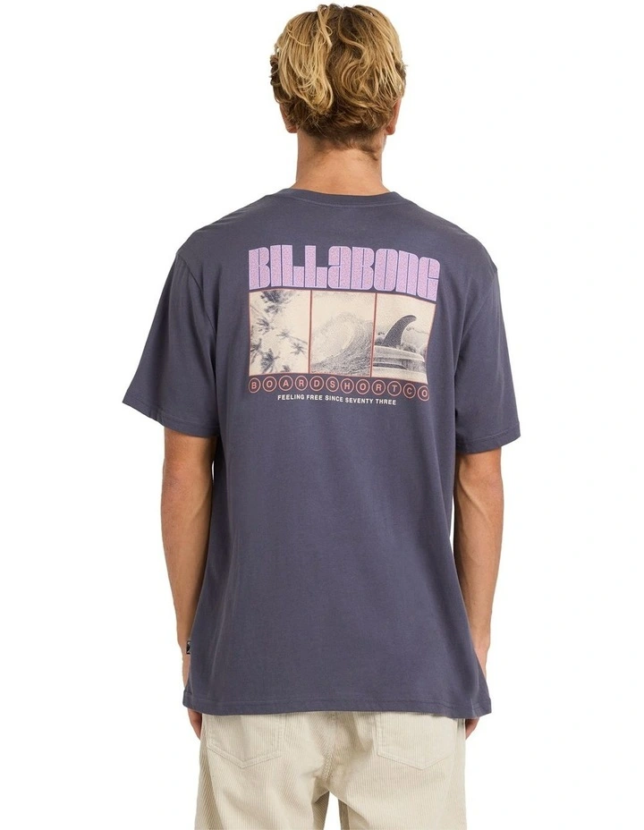 Broadsheet T-shirt in Graystone image 2