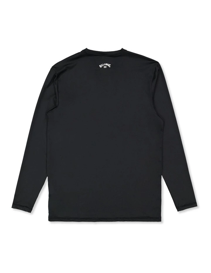 All Day Wave Loose Long Sleeve Rashvest in Black image 2