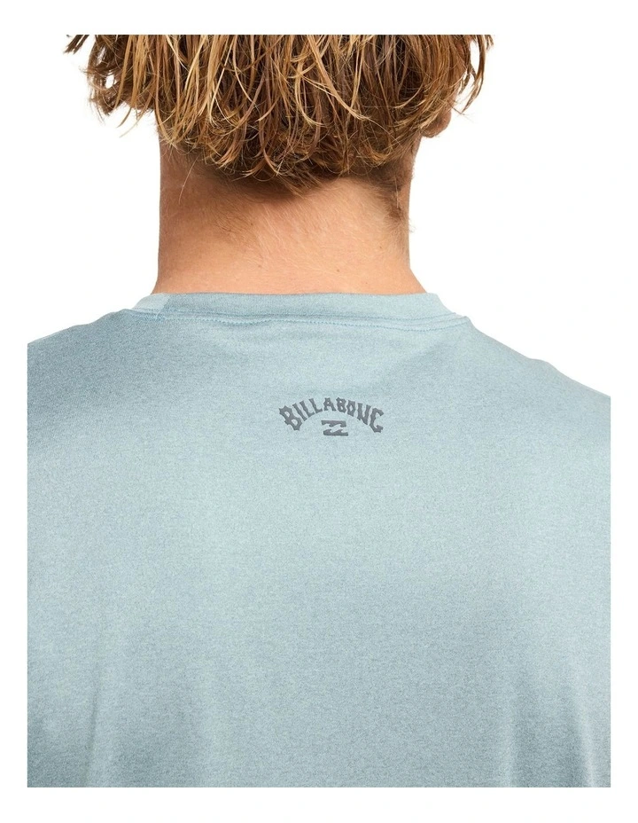 All Day Wave Loose Long Sleeve Rashvest in Blue Fog image 4