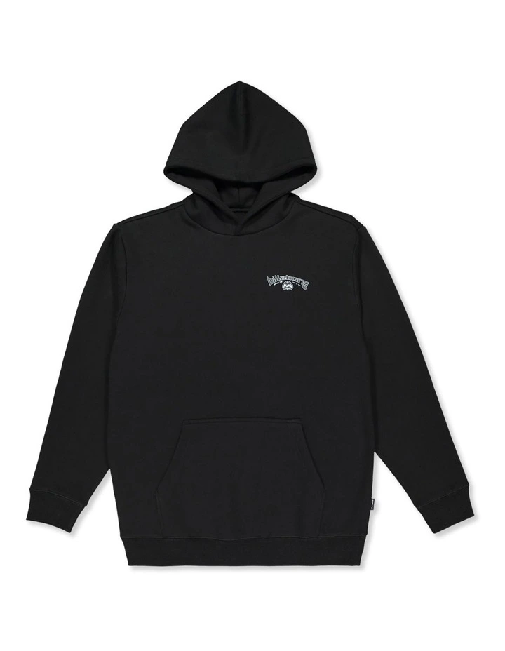 Spec Big Bio Pullover Hoodie in Black image 1