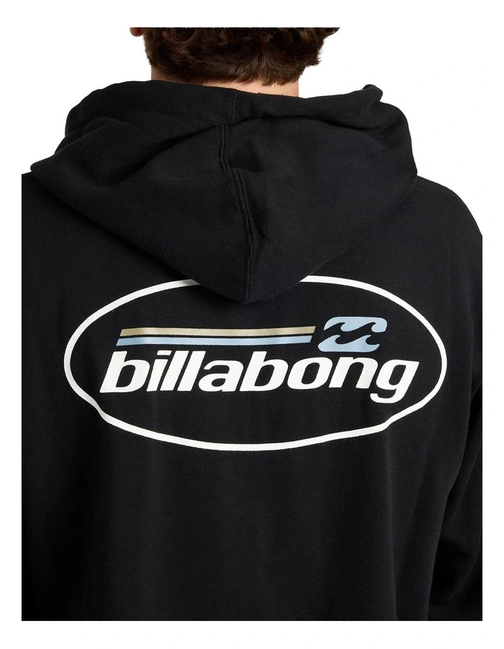 Walled Pop Pullover Hoodie in Black image 4