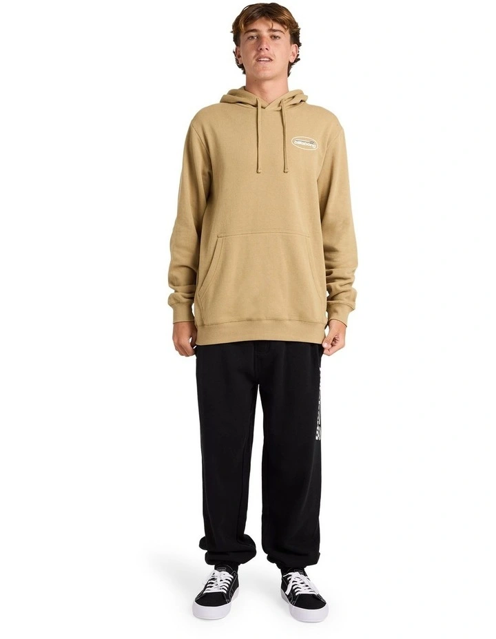 Walled Pop Pullover Hoodie in Khaki image 5