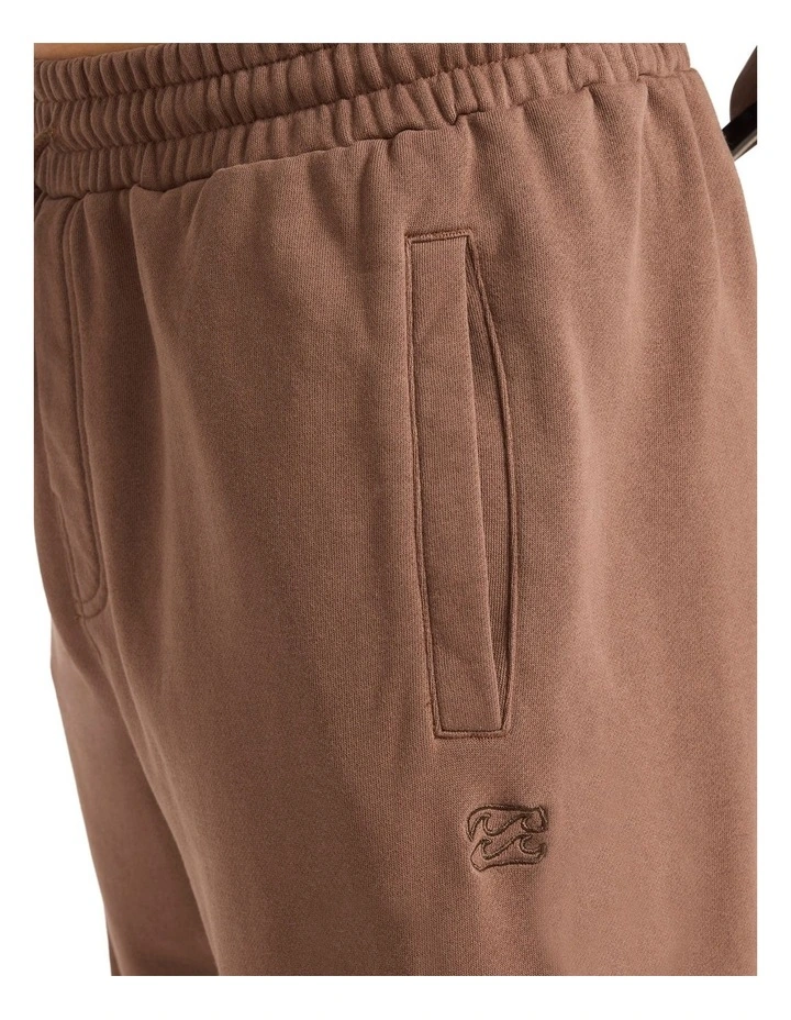 Premium Wave Wash Trackpants in Mocha image 4