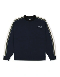 Script Sweatshirt in Navy