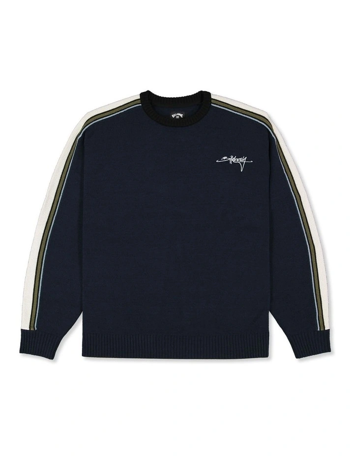 Script Sweatshirt in Navy image 1