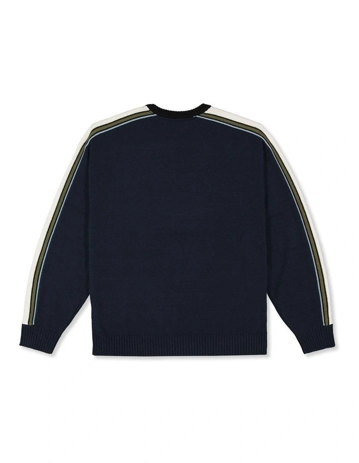 Script Sweatshirt in Navy image 2