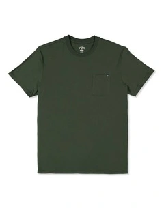 Premium Pocket T-shirt in Deep Forest