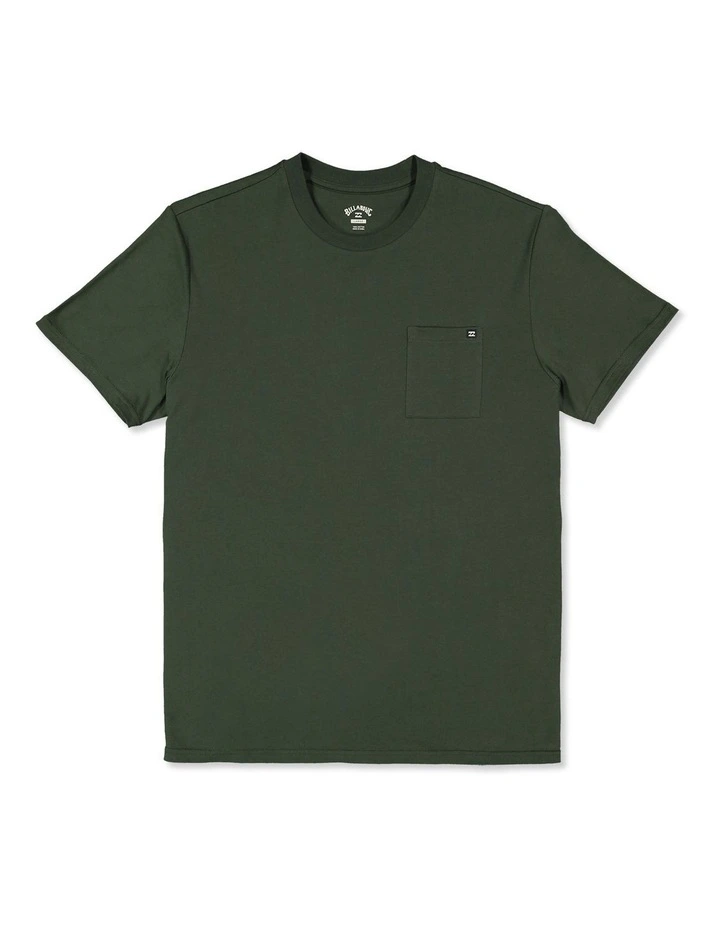 Premium Pocket T-shirt in Deep Forest image 1