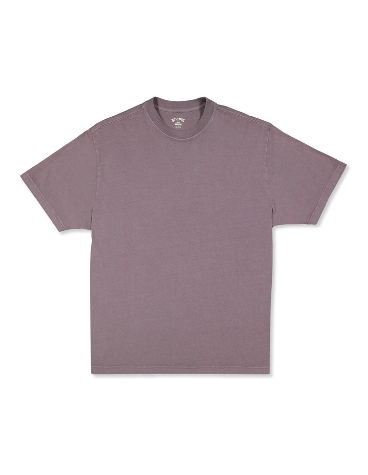 Premium Wave Wash T-shirt in Steel Purple image 1