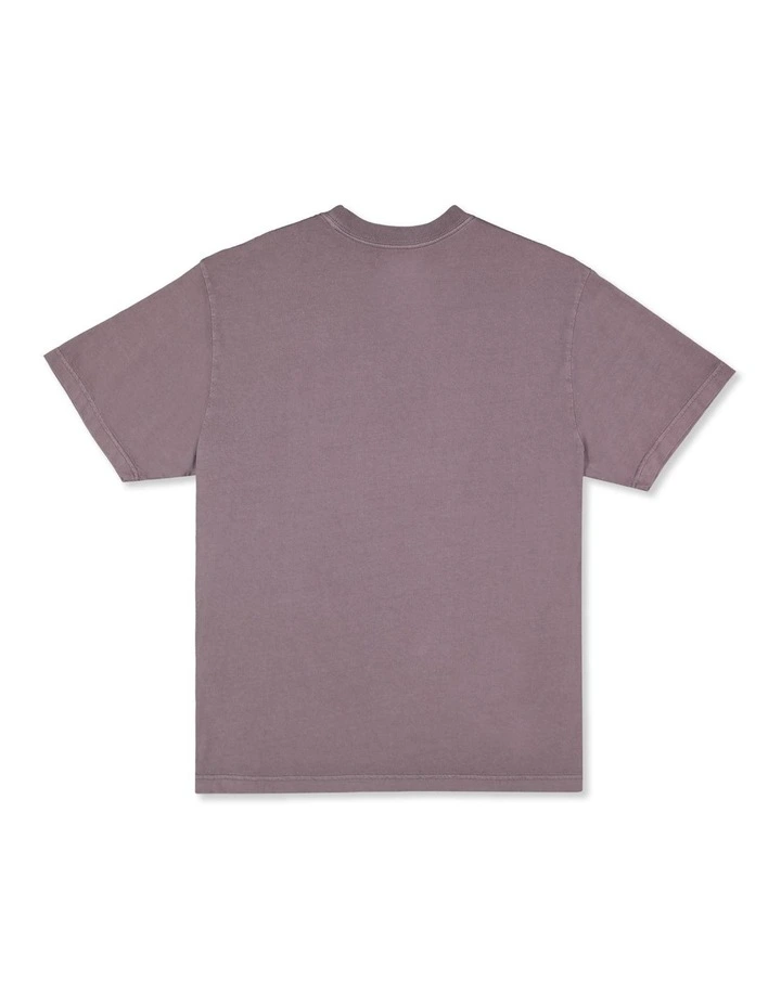 Premium Wave Wash T-shirt in Steel Purple image 2