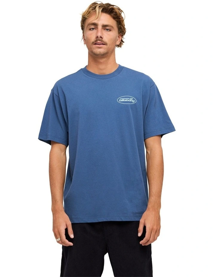 Walled T-Shirt in Denim image 1