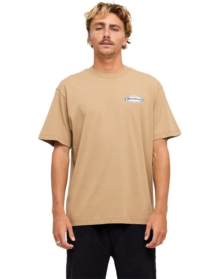 Walled T-Shirt in Khaki image 1