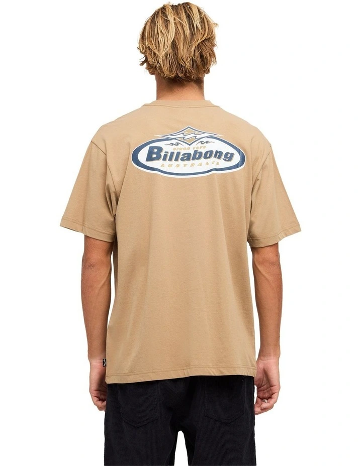Walled T-Shirt in Khaki image 2
