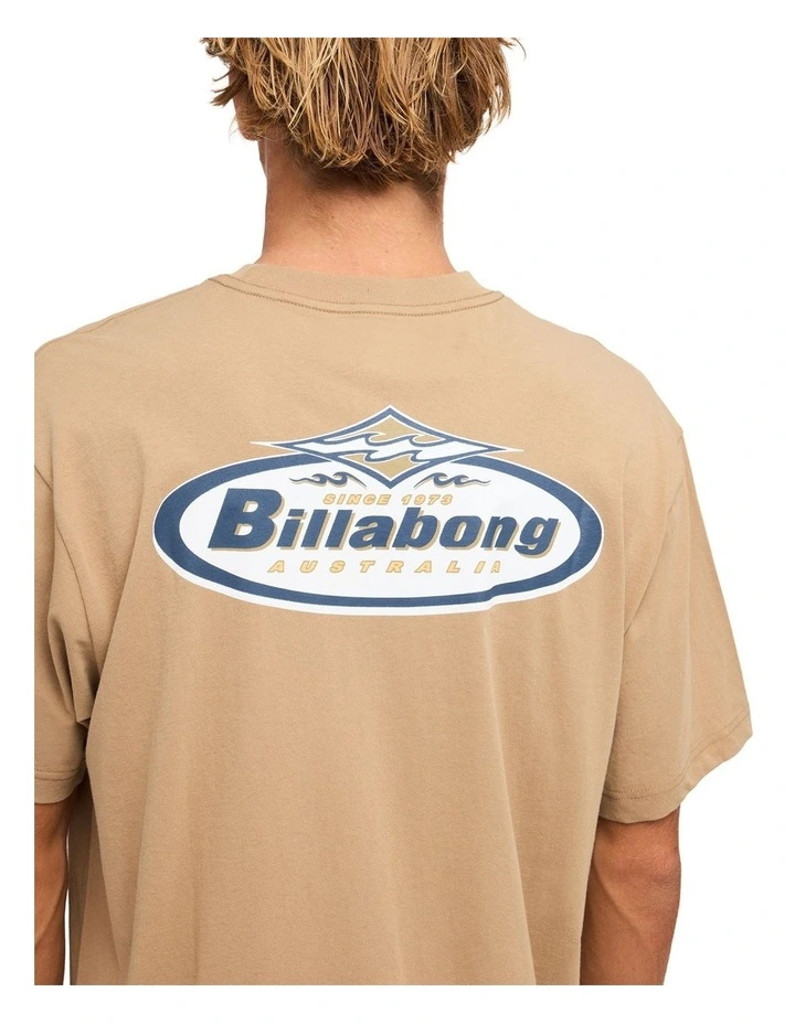 Walled T-Shirt in Khaki image 4
