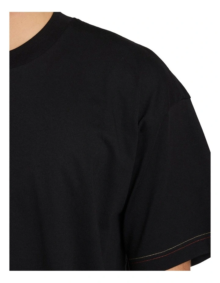 Otis Stitch T-shirt in Black image 4