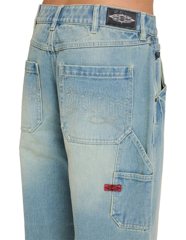 Immortal Denim Jeans in Sun Faded Indigo image 4