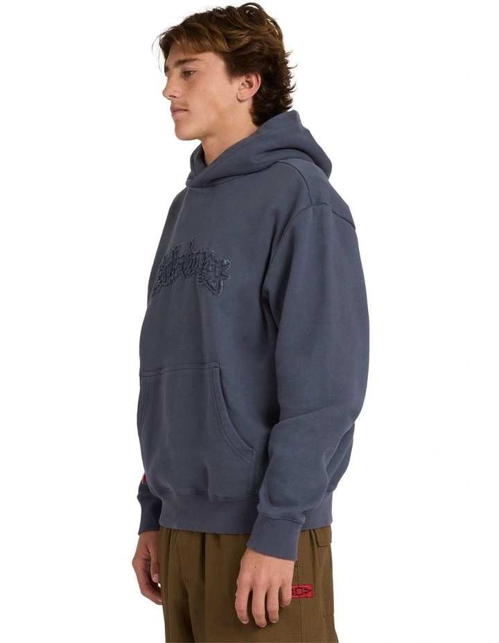 Immortal Distress Pullover Hoodie in Black image 3