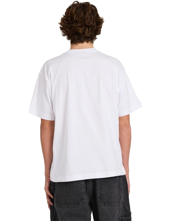 Tribal Diamond T-Shirt in White image 2